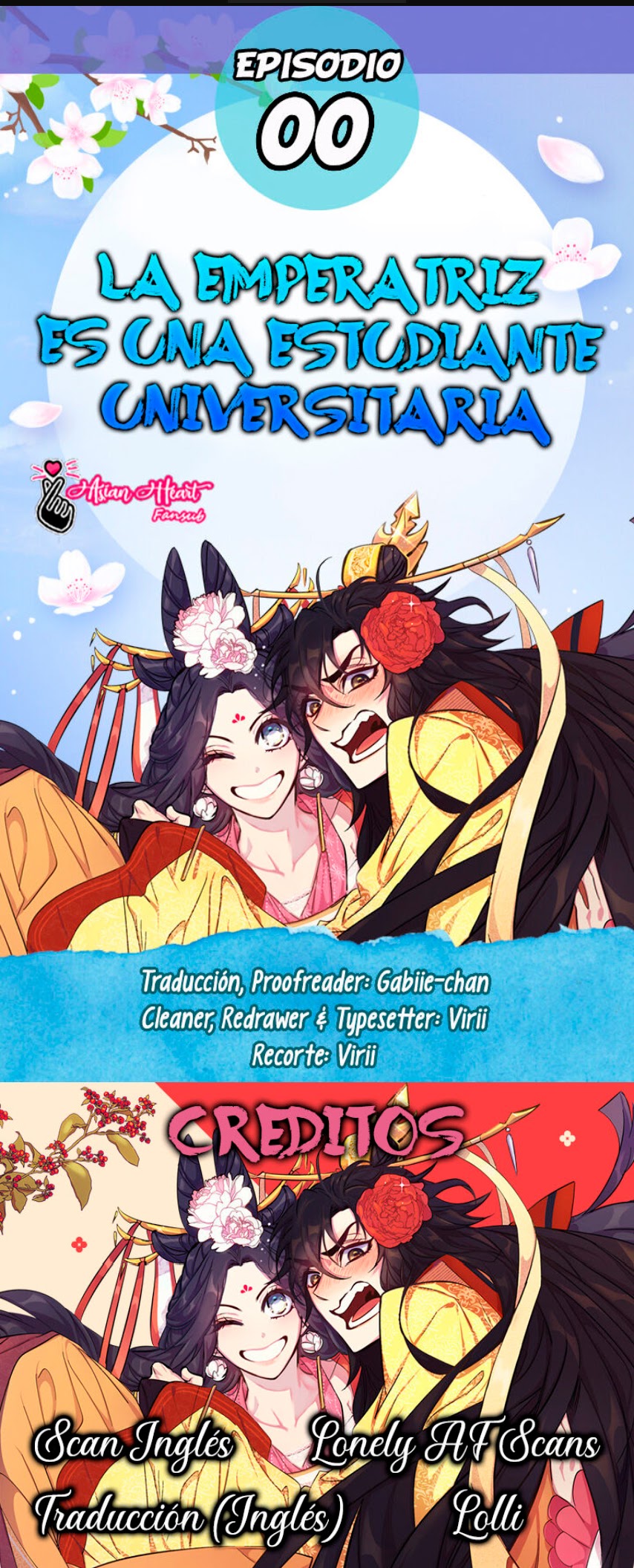 La emperatriz es una estudiante universitaria Capítulo 0 - Página 1