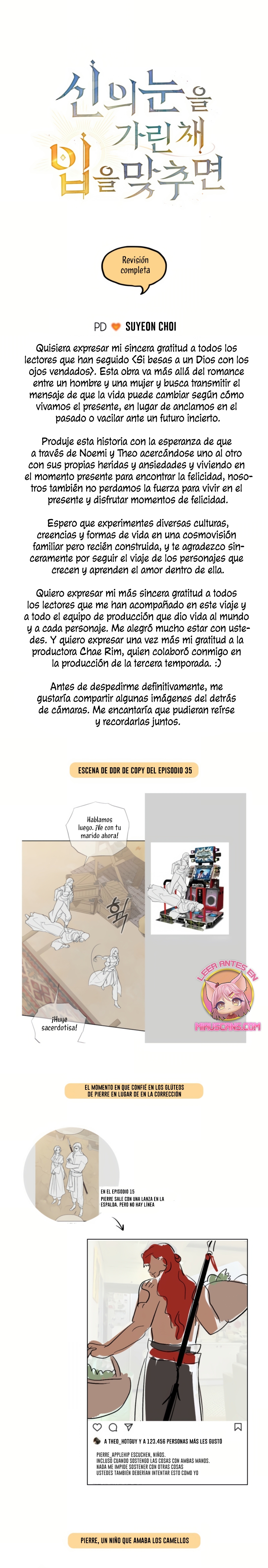 Si besas a un dios con los ojos vendados Capítulo 86.5 - Página 3