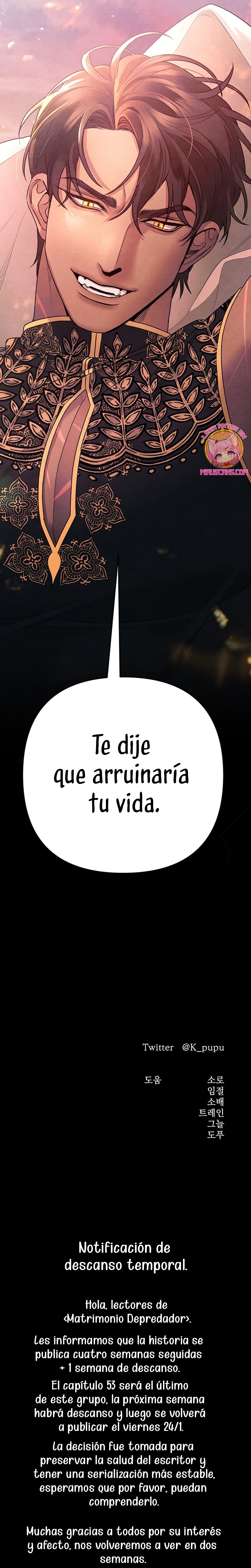 Matrimonio Depredador Capítulo 52 - Página 35