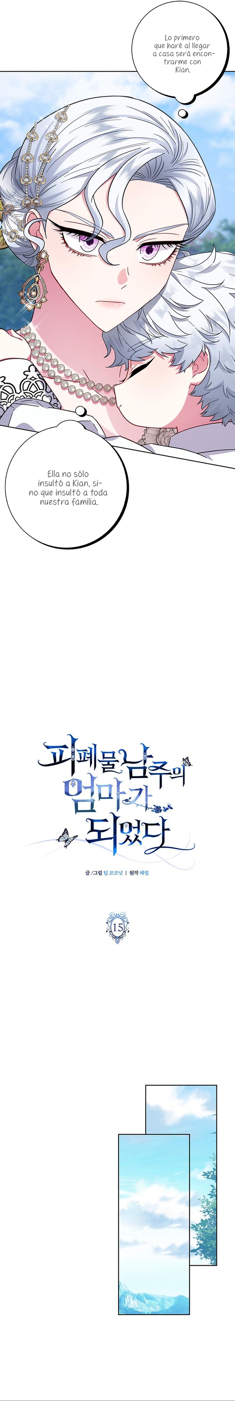 Me convertí en la madre de un sanguinario protagonista masculino Capítulo 15 - Página 10