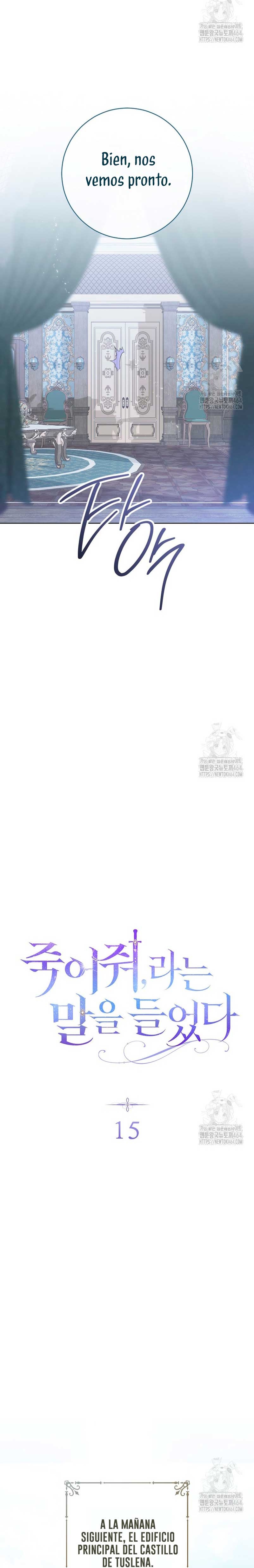 Te escuché decir: “Muérete” Capítulo 15 - Página 12