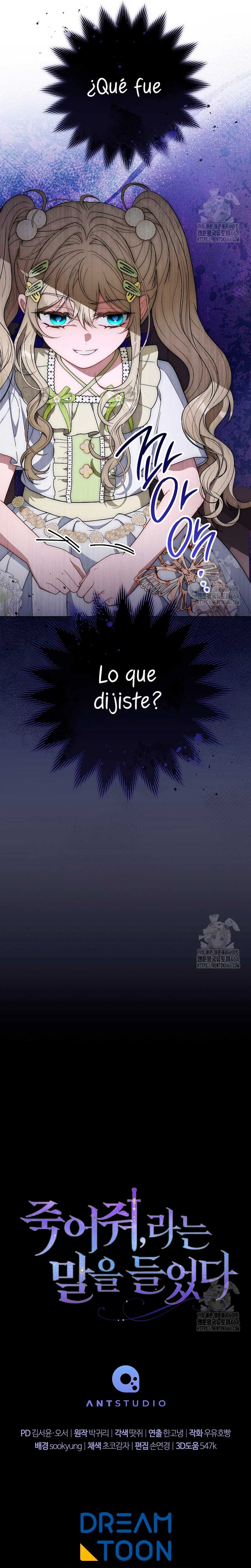 Te escuché decir: “Muérete” Capítulo 20 - Página 31