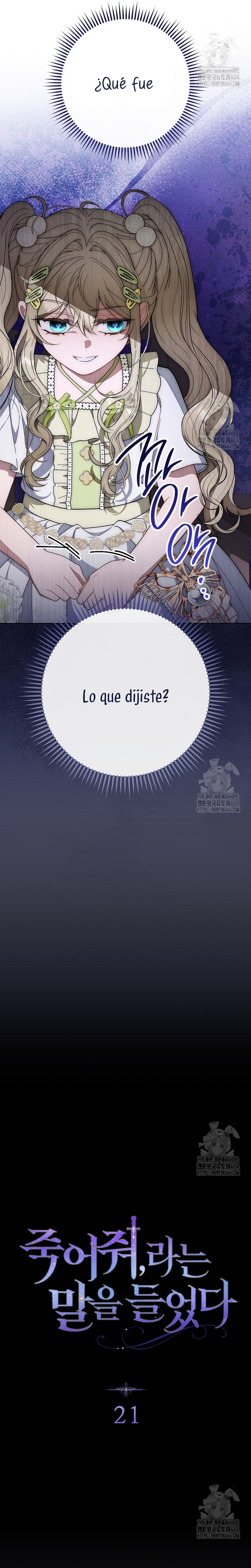 Te escuché decir: “Muérete” Capítulo 21 - Página 5