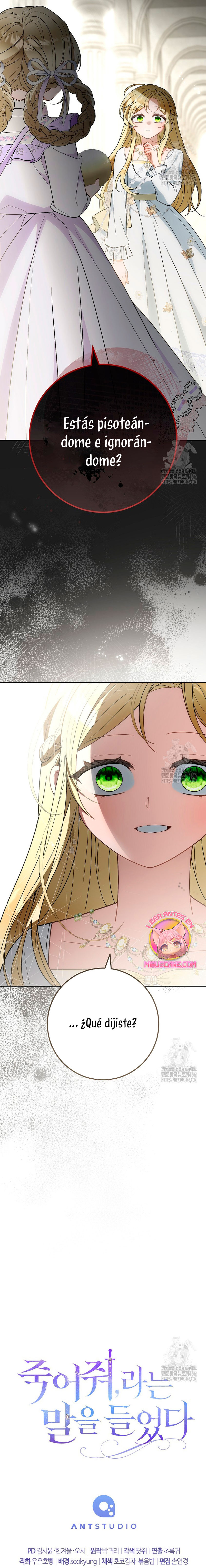 Te escuché decir: “Muérete” Capítulo 24 - Página 32