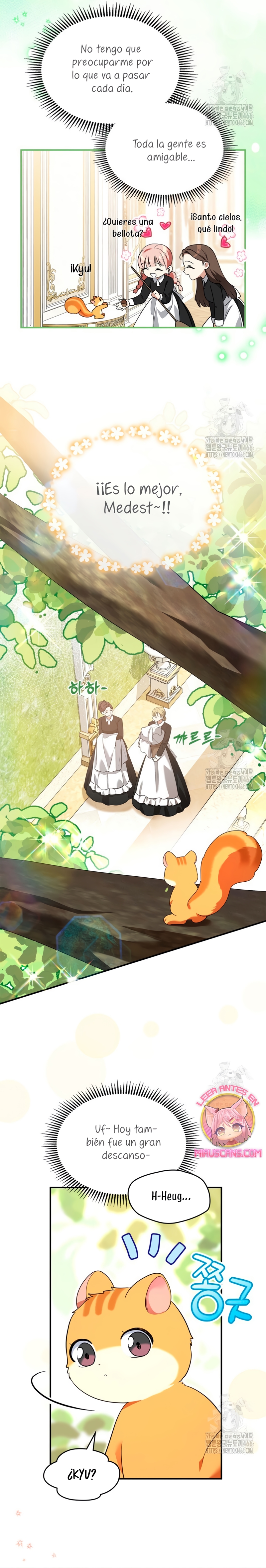 Me convertí en una ardilla que salvó al villano Capítulo 12 - Página 4