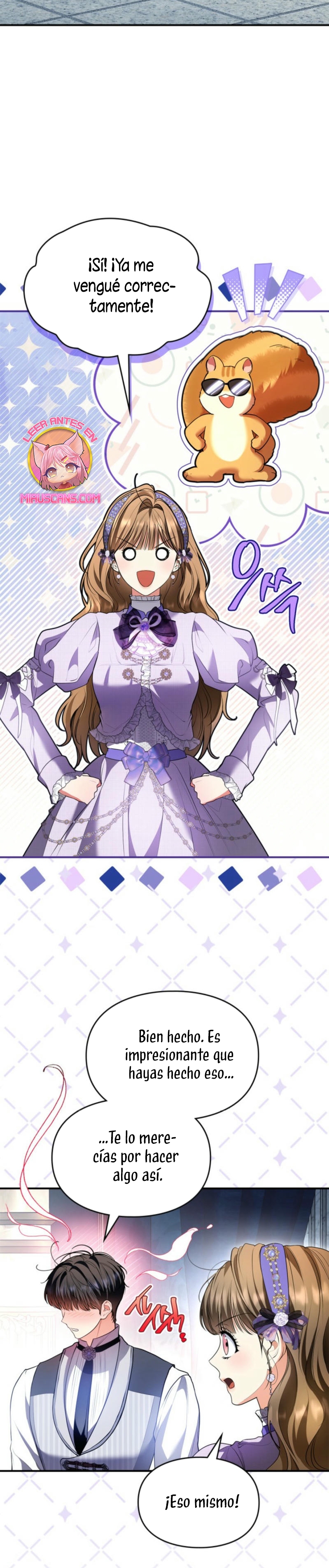 Me convertí en una ardilla que salvó al villano Capítulo 37 - Página 28