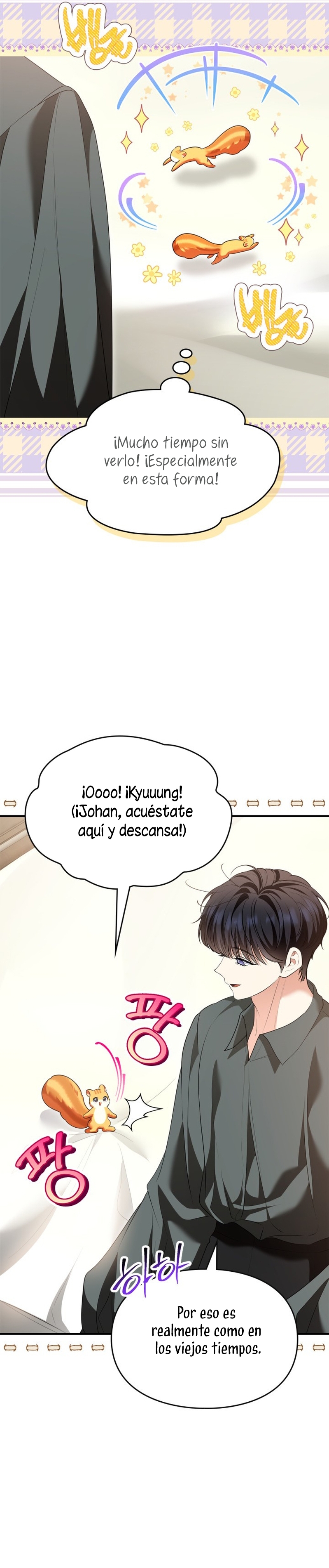 Me convertí en una ardilla que salvó al villano Capítulo 39 - Página 22