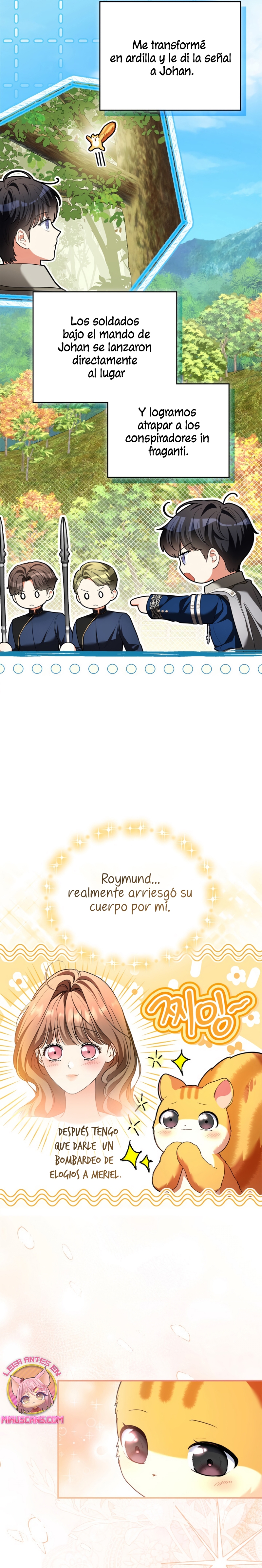 Me convertí en una ardilla que salvó al villano Capítulo 41 - Página 13