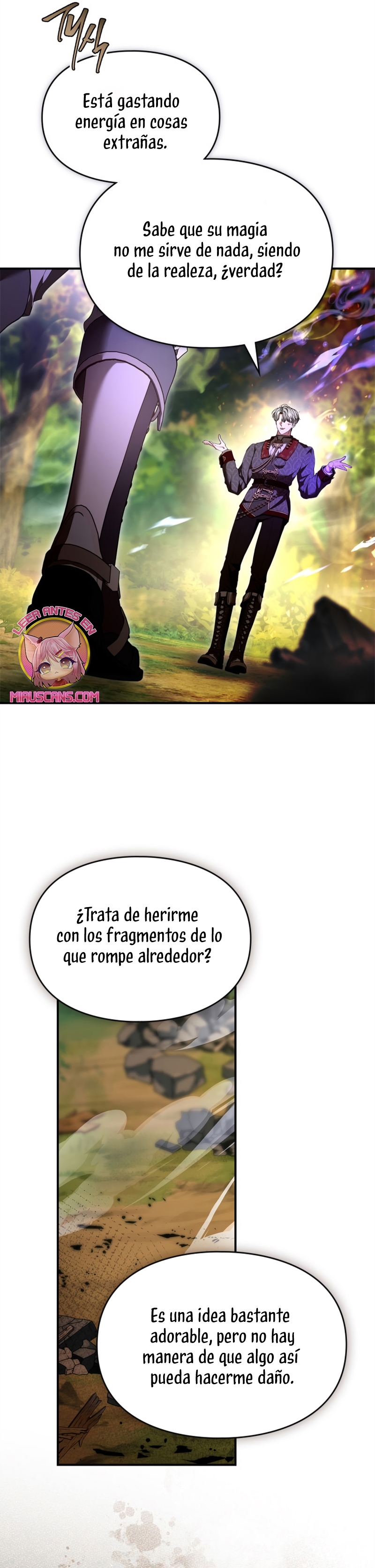 Me convertí en una ardilla que salvó al villano Capítulo 42 - Página 9