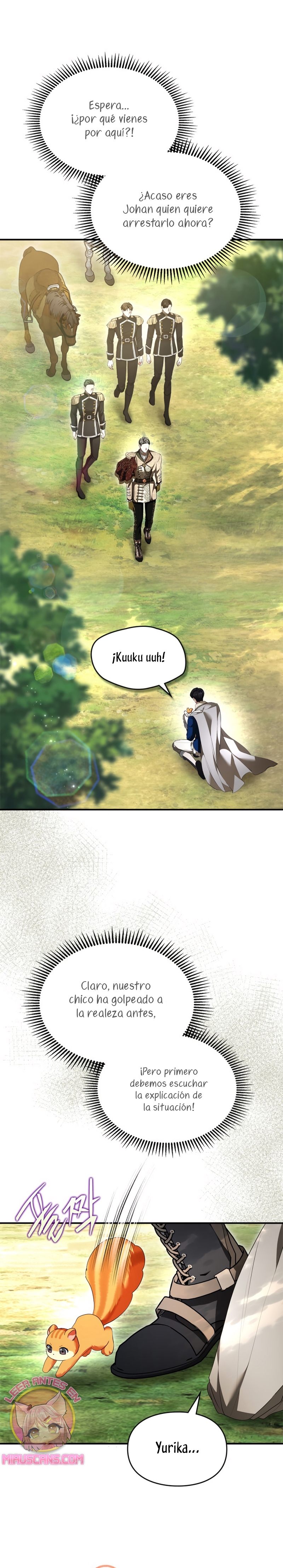 Me convertí en una ardilla que salvó al villano Capítulo 43 - Página 8
