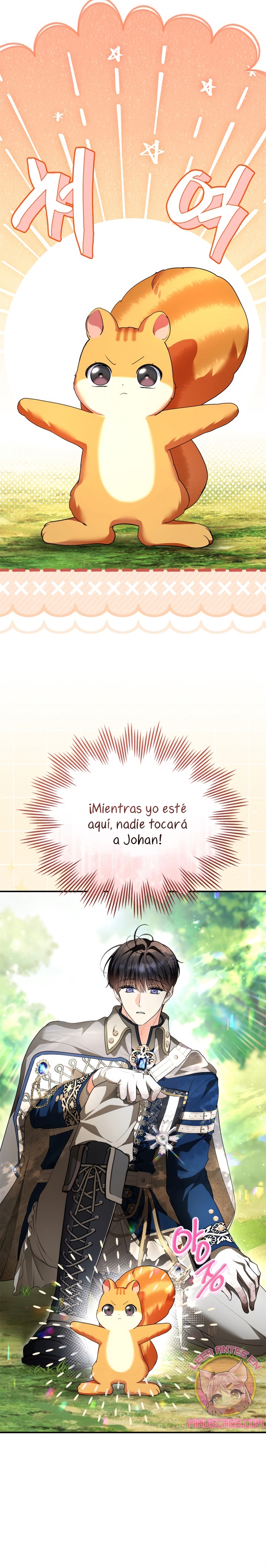 Me convertí en una ardilla que salvó al villano Capítulo 43 - Página 9