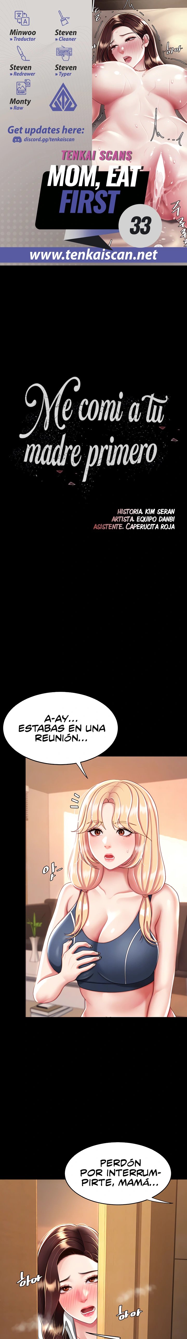 Domaré a tu mamá primero Capítulo 33 - Página 1