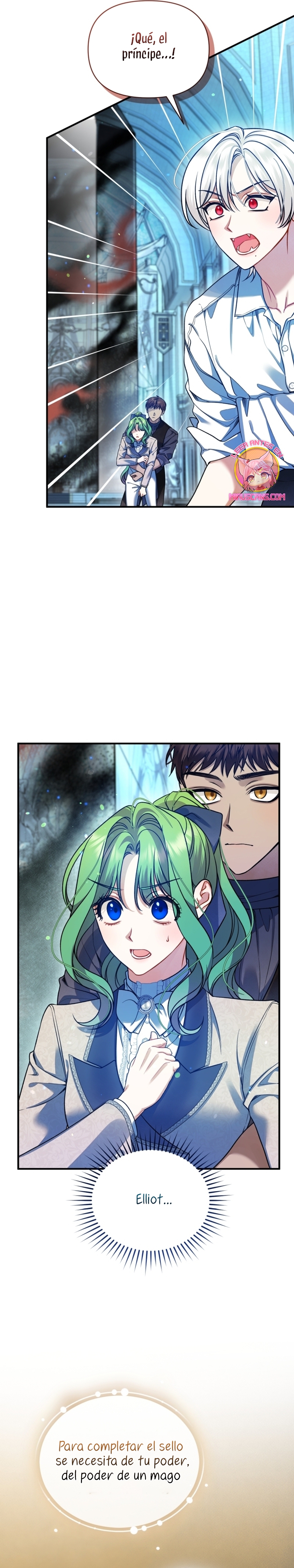 Me convertí en la hermana menor de un protagonista obsesivo Capítulo 100 - Página 8