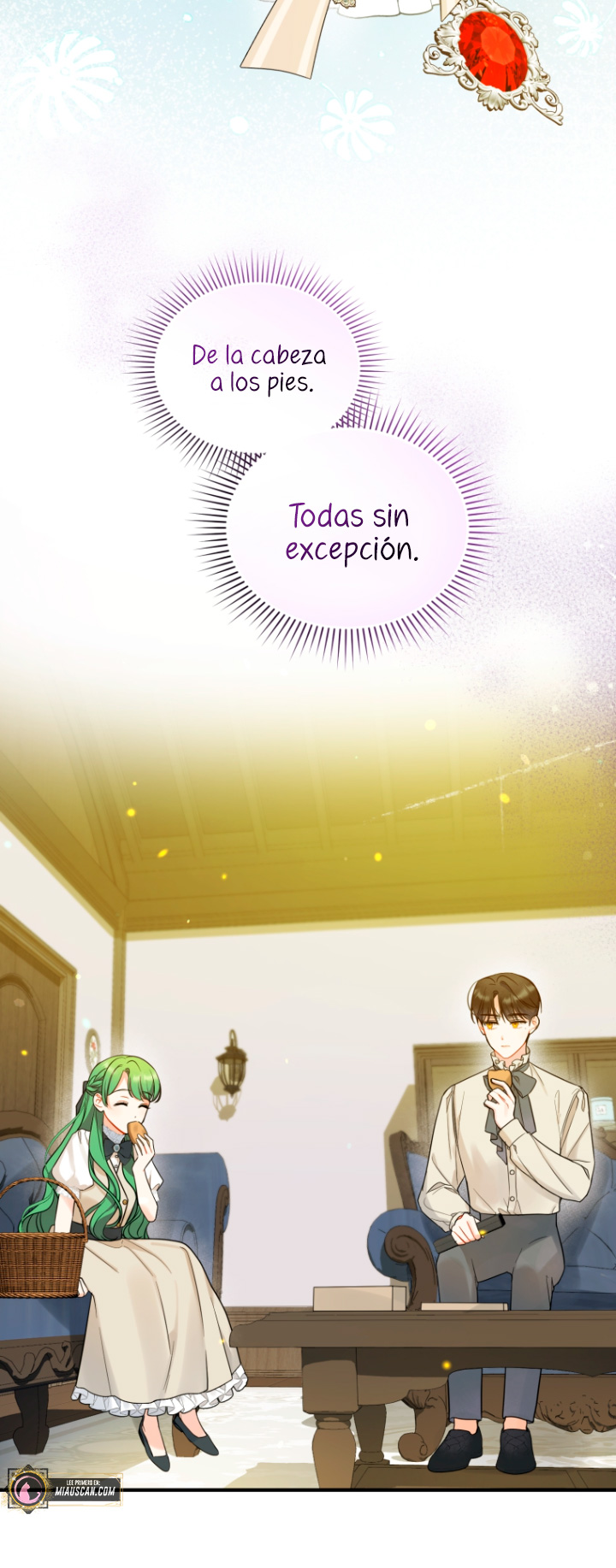 Me convertí en la hermana menor de un protagonista obsesivo Capítulo 33 - Página 50