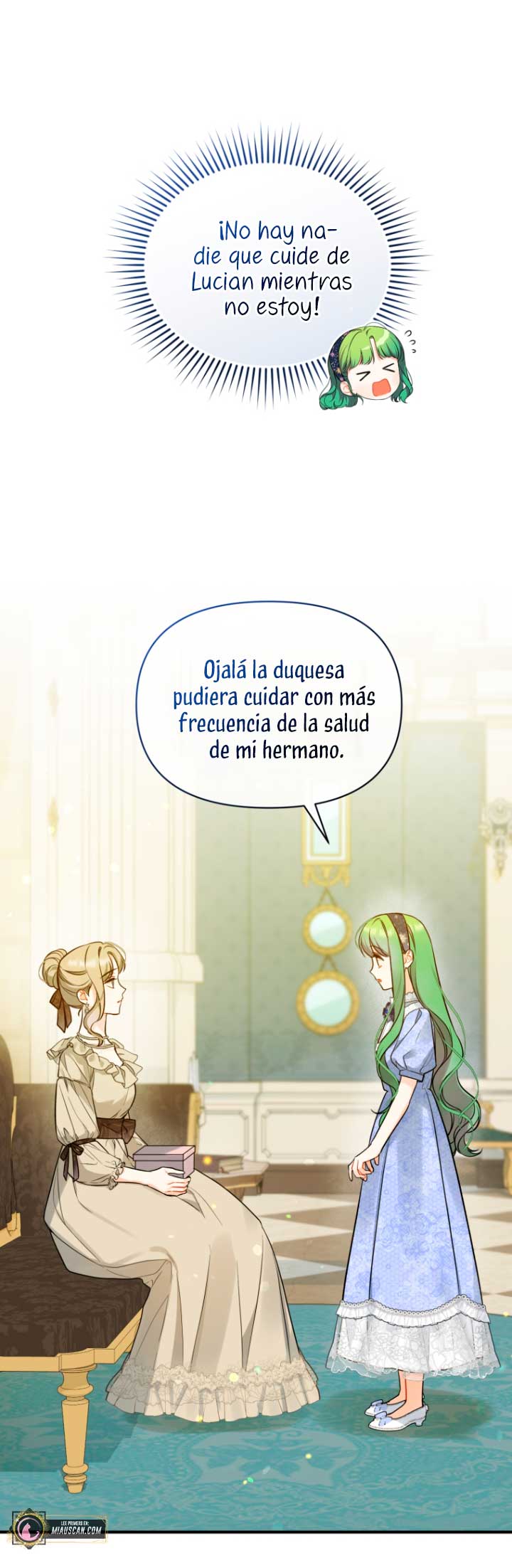 Me convertí en la hermana menor de un protagonista obsesivo Capítulo 34 - Página 53