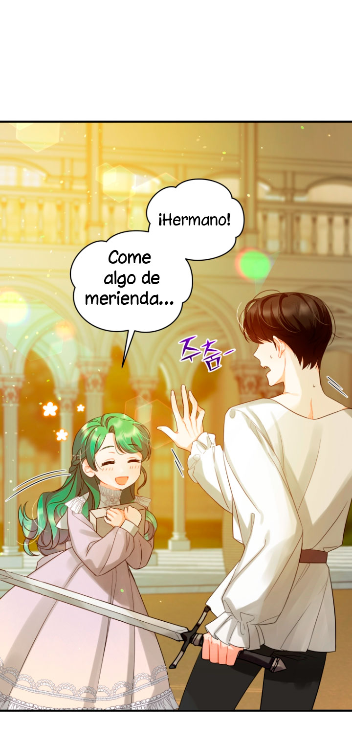 Me convertí en la hermana menor de un protagonista obsesivo Capítulo 5 - Página 50