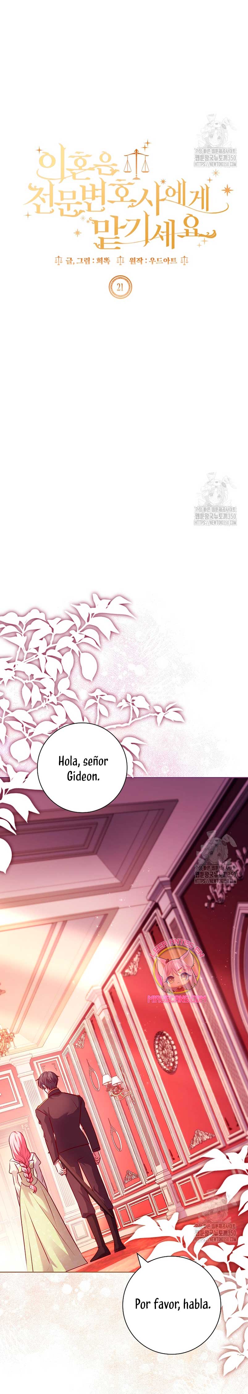 Dejen su divorcio en manos de una abogada profesional Capítulo 21 - Página 18