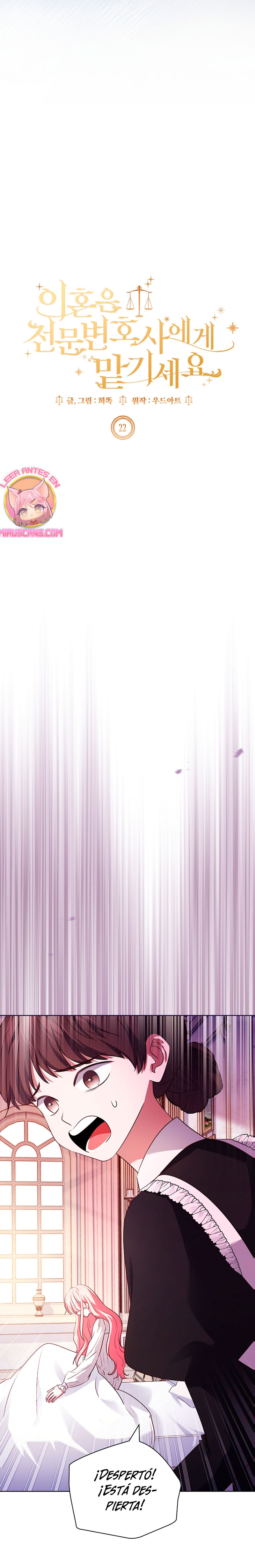 Dejen su divorcio en manos de una abogada profesional Capítulo 22 - Página 12