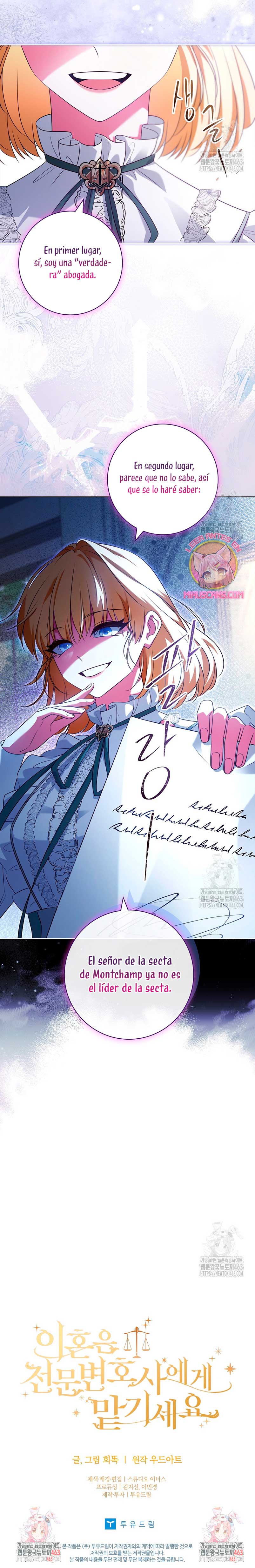 Dejen su divorcio en manos de una abogada profesional Capítulo 28 - Página 35