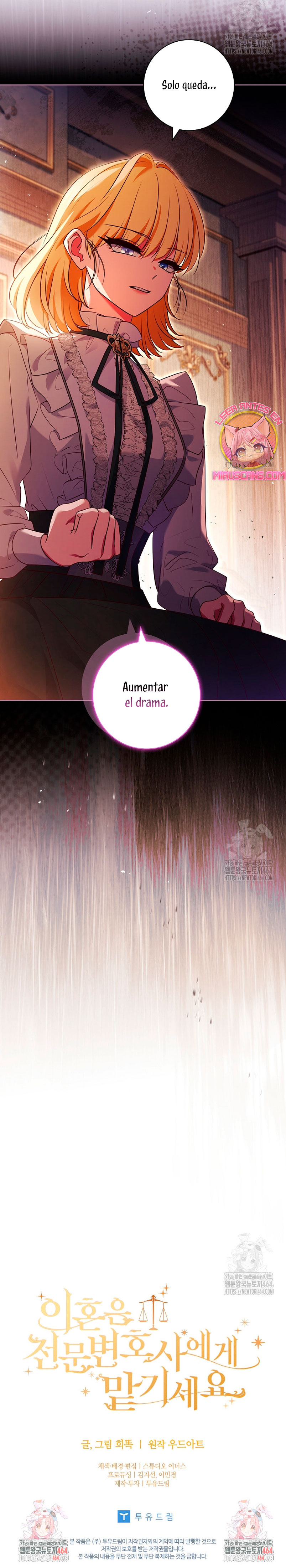 Dejen su divorcio en manos de una abogada profesional Capítulo 29 - Página 40