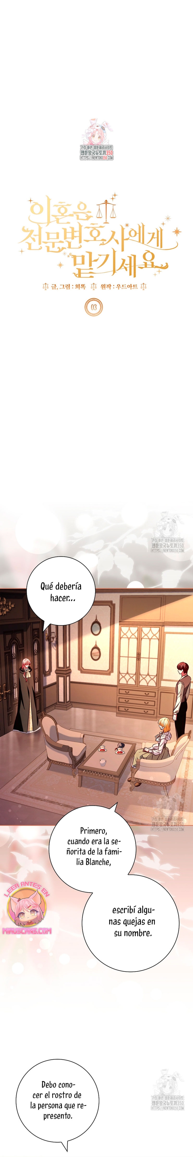 Dejen su divorcio en manos de una abogada profesional Capítulo 3 - Página 3