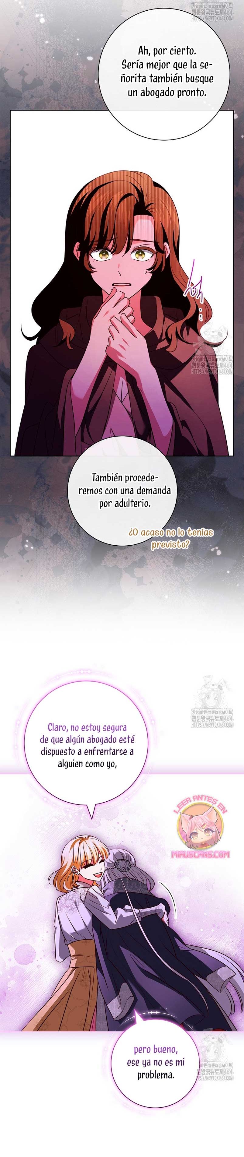 Dejen su divorcio en manos de una abogada profesional Capítulo 31 - Página 42