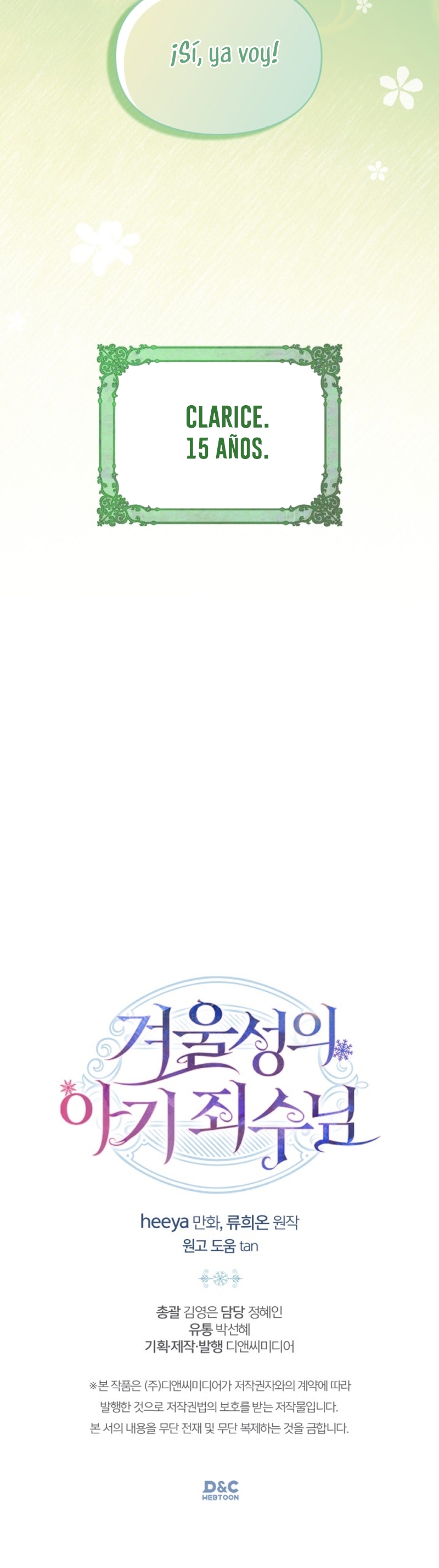 La bebé prisionera del castillo de invierno Capítulo 51 - Página 61