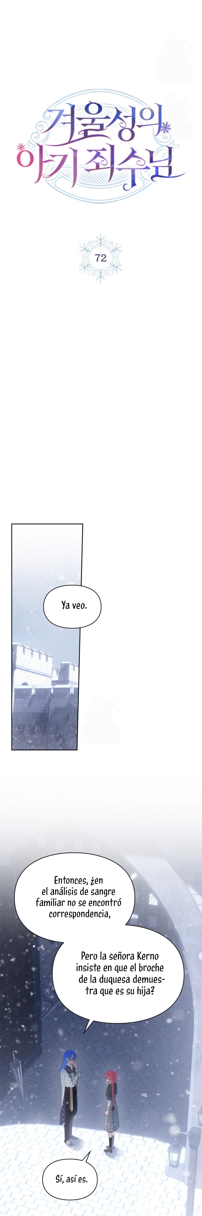 La bebé prisionera del castillo de invierno Capítulo 72 - Página 11