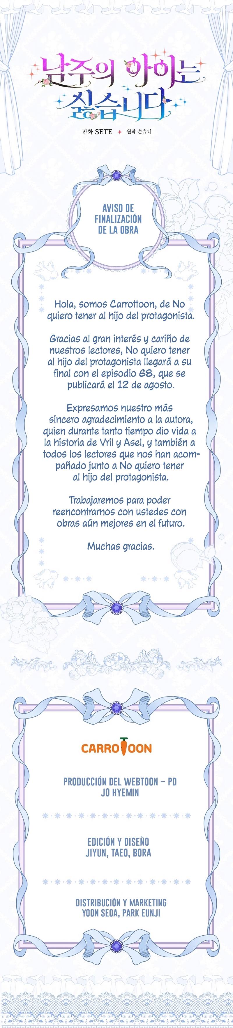 No quiero tener un hijo del protagonista masculino Capítulo 68 - Página 27