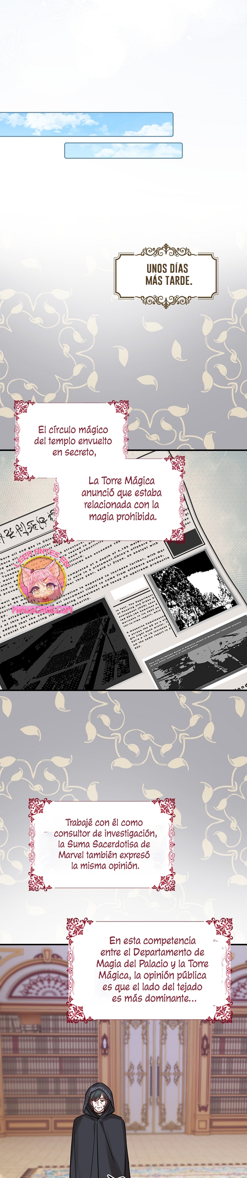 ¡Te estás obsesionando con la cosa equivocada, Señor de la Torre de los Magos! Capítulo 77 - Página 23