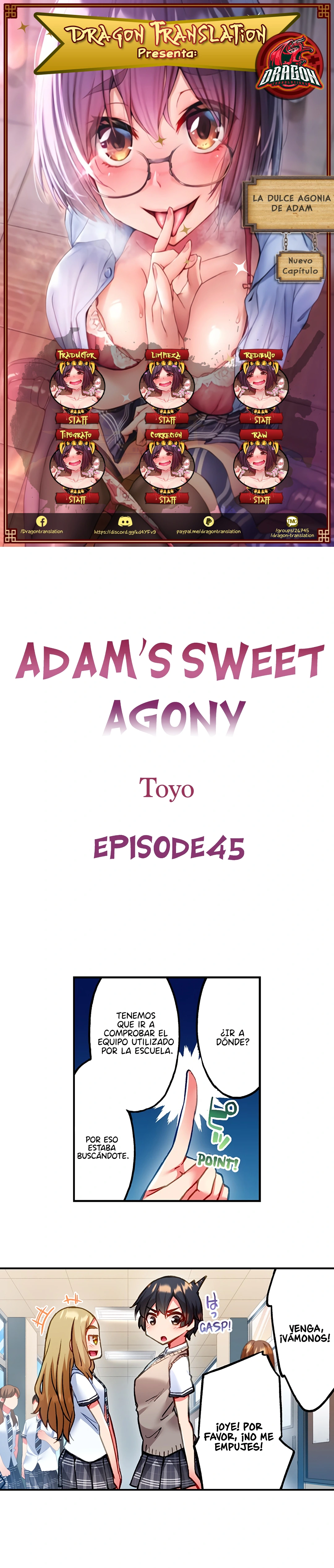 La dulce agonía de Adam Capítulo 45 - Página 1