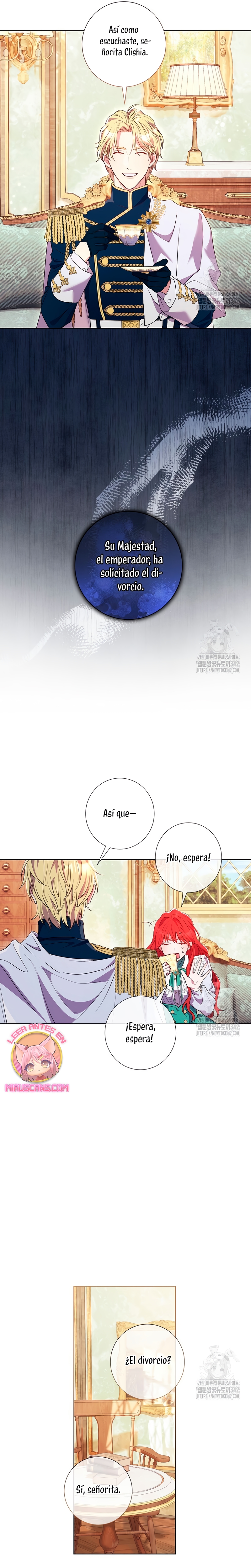 ¿Qué clase de divorcio es éste cuando ni siquiera me he casado, Su Majestad? Capítulo 1 - Página 11