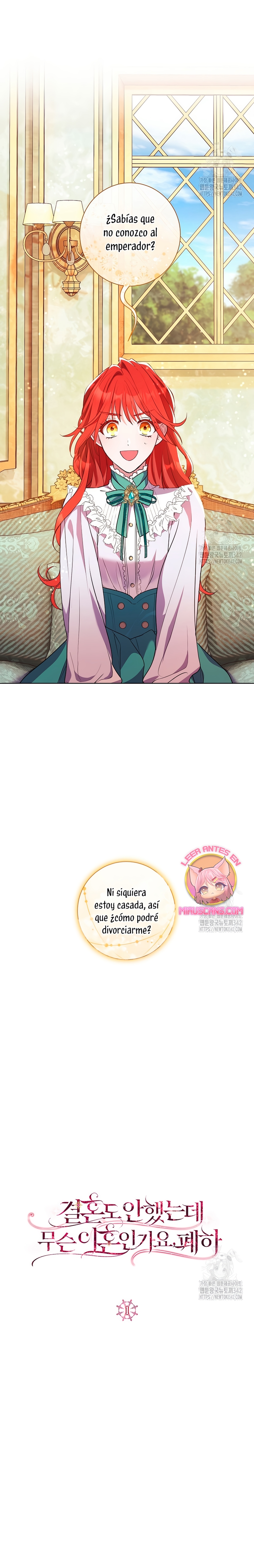 ¿Qué clase de divorcio es éste cuando ni siquiera me he casado, Su Majestad? Capítulo 1 - Página 12