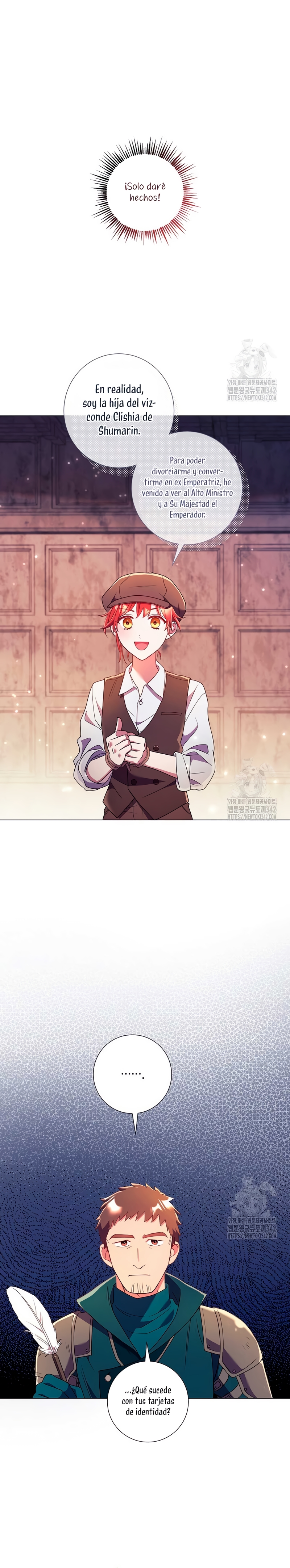 ¿Qué clase de divorcio es éste cuando ni siquiera me he casado, Su Majestad? Capítulo 12 - Página 27