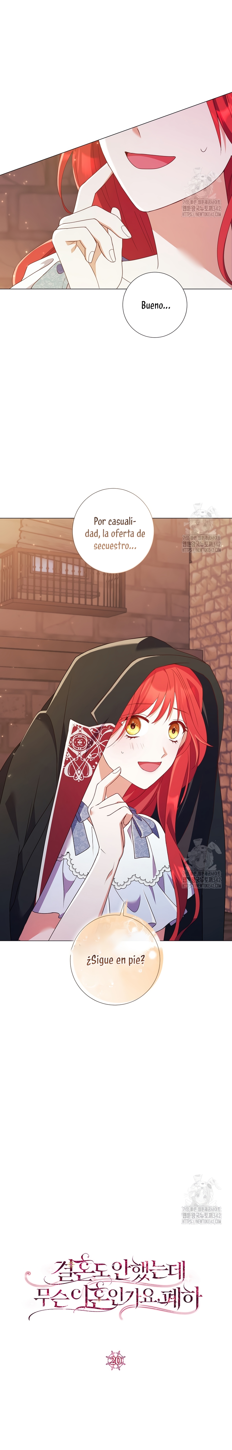 ¿Qué clase de divorcio es éste cuando ni siquiera me he casado, Su Majestad? Capítulo 20 - Página 9