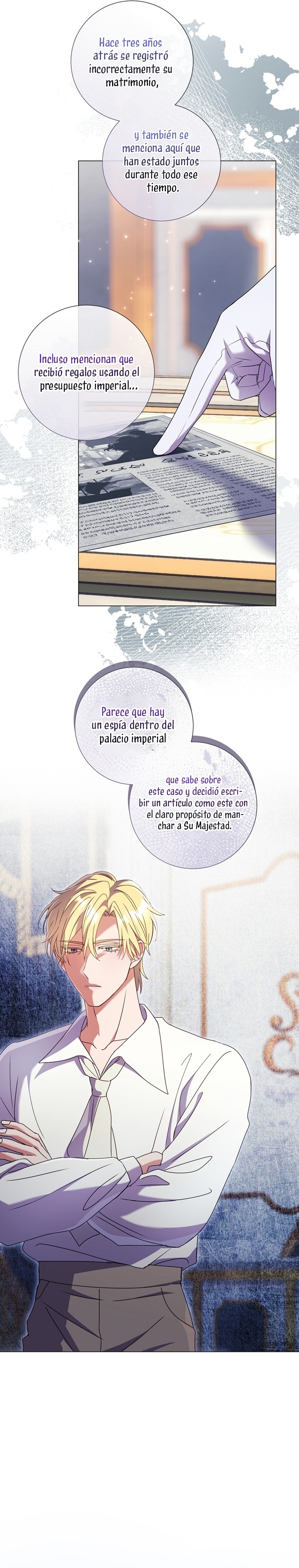 ¿Qué clase de divorcio es éste cuando ni siquiera me he casado, Su Majestad? Capítulo 39 - Página 6