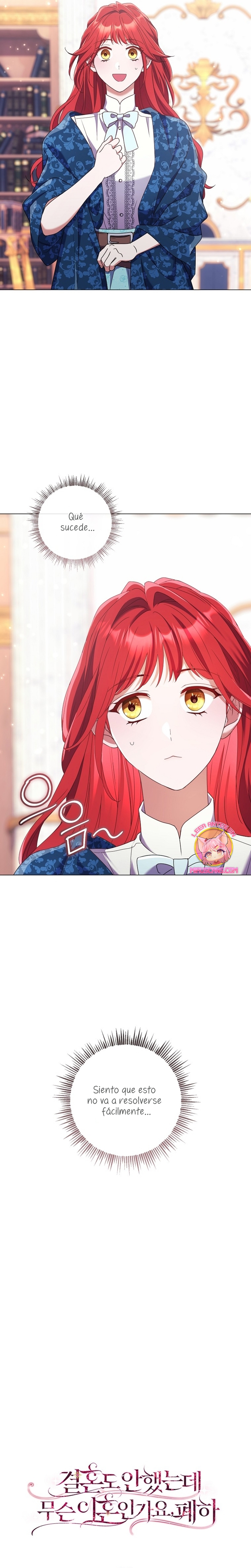 ¿Qué clase de divorcio es éste cuando ni siquiera me he casado, Su Majestad? Capítulo 39 - Página 8