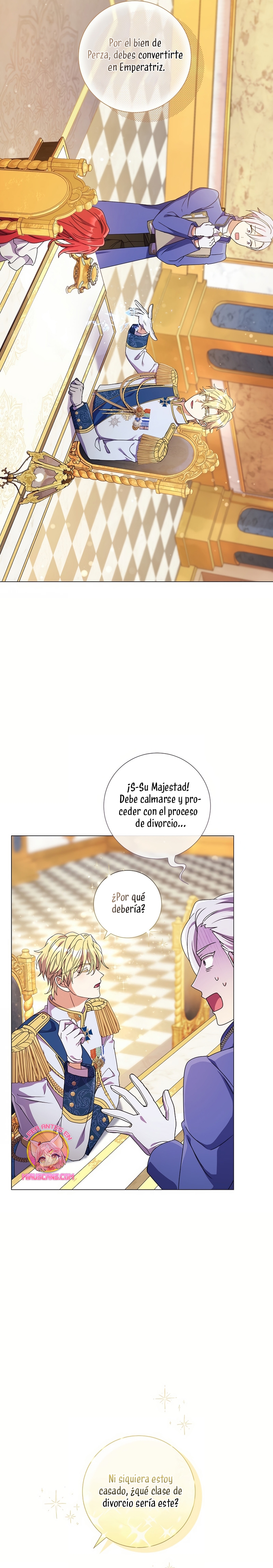 ¿Qué clase de divorcio es éste cuando ni siquiera me he casado, Su Majestad? Capítulo 53 - Página 33