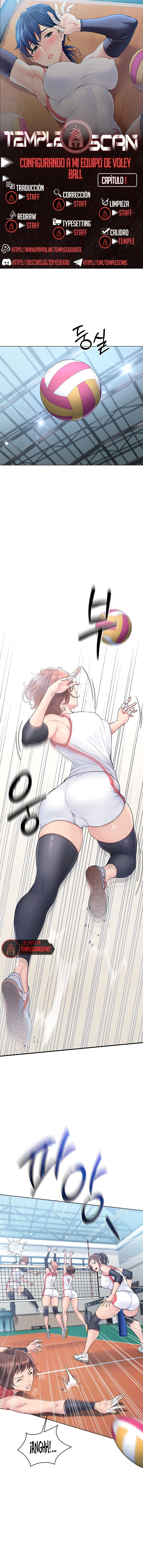 Configurando A Mi Equipo De Voley Bol Capítulo 1 - Página 1
