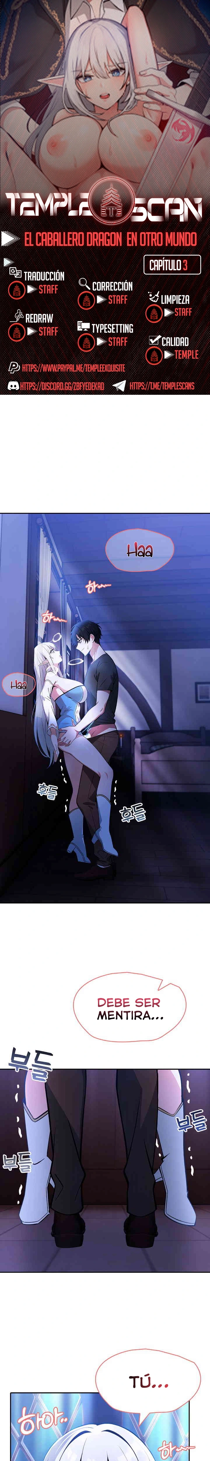 El Caballero Dragón En Otro Mundo Capítulo 3 - Página 1