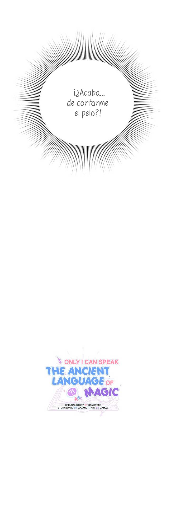 Sólo yo puedo hablar el antiguo lenguaje de la magia Capítulo 2 - Página 40