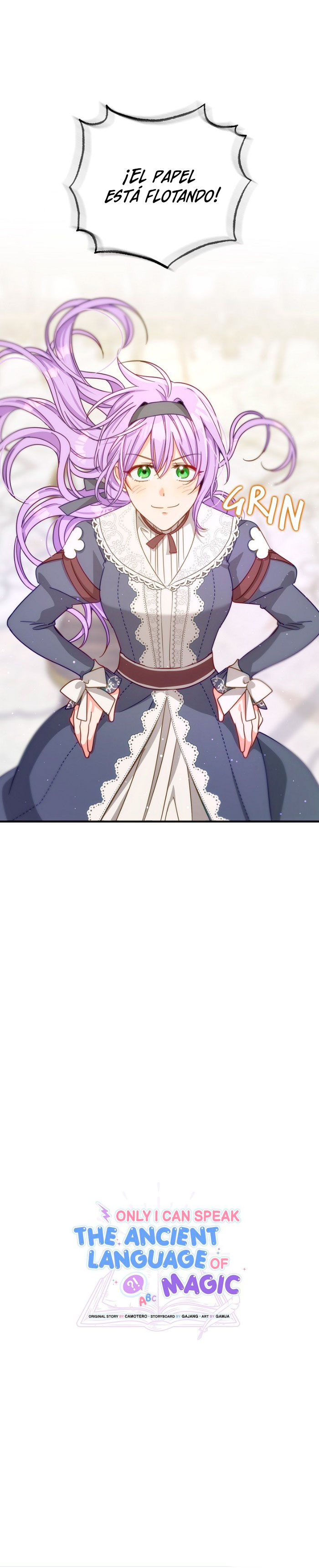 Sólo yo puedo hablar el antiguo lenguaje de la magia Capítulo 28 - Página 30