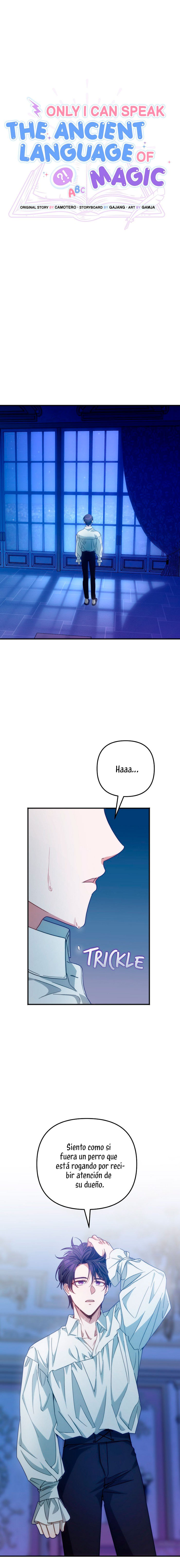 Sólo yo puedo hablar el antiguo lenguaje de la magia Capítulo 28 - Página 7