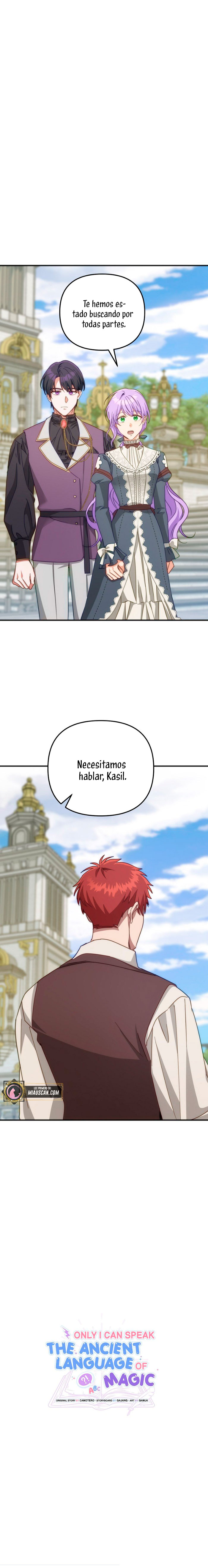 Sólo yo puedo hablar el antiguo lenguaje de la magia Capítulo 29 - Página 30