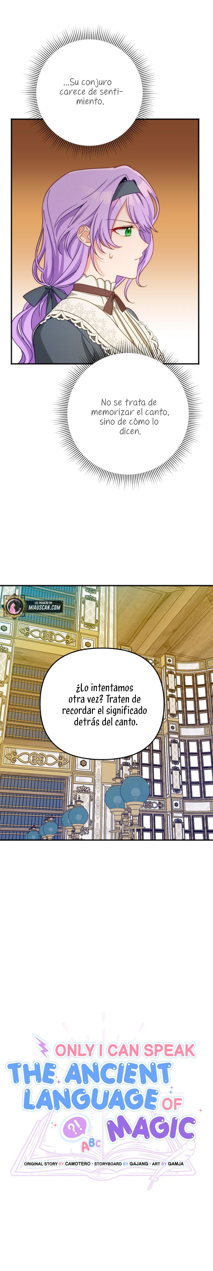 Sólo yo puedo hablar el antiguo lenguaje de la magia Capítulo 29 - Página 4