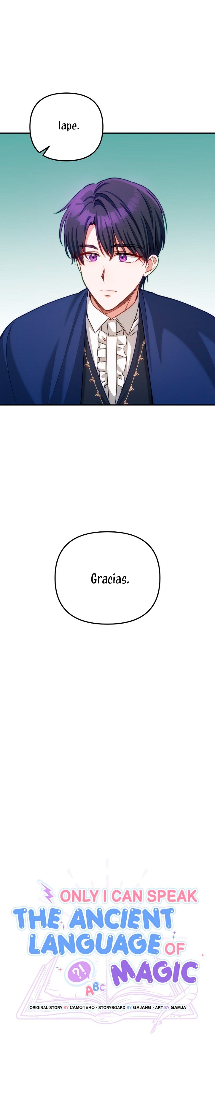 Sólo yo puedo hablar el antiguo lenguaje de la magia Capítulo 40 - Página 5