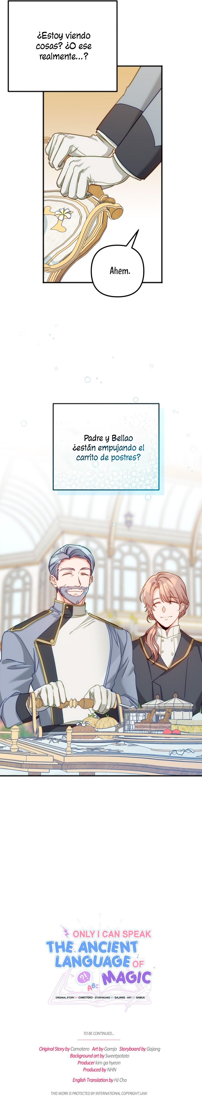 Sólo yo puedo hablar el antiguo lenguaje de la magia Capítulo 44 - Página 35