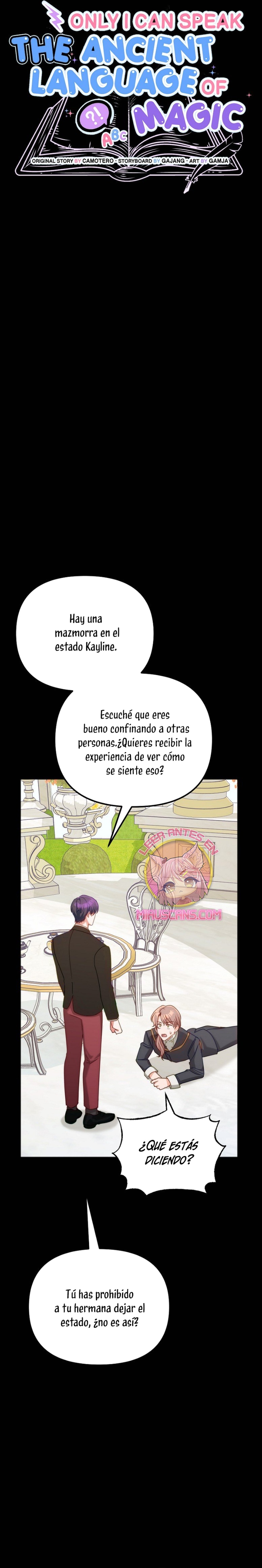 Sólo yo puedo hablar el antiguo lenguaje de la magia Capítulo 46 - Página 7