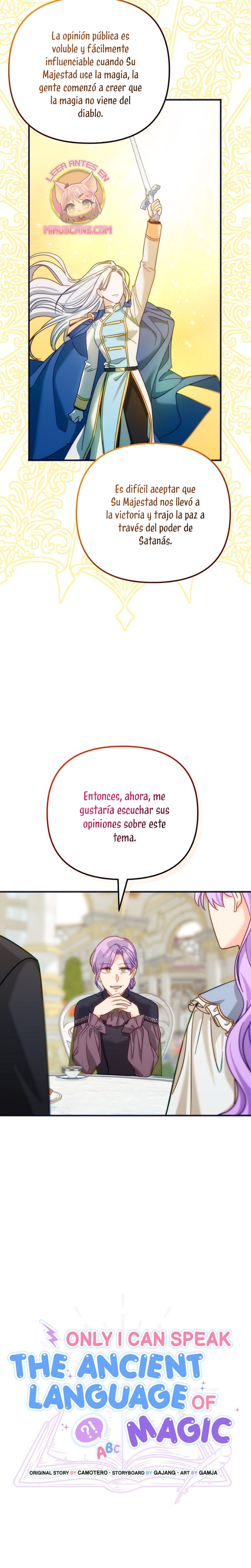 Sólo yo puedo hablar el antiguo lenguaje de la magia Capítulo 47 - Página 5