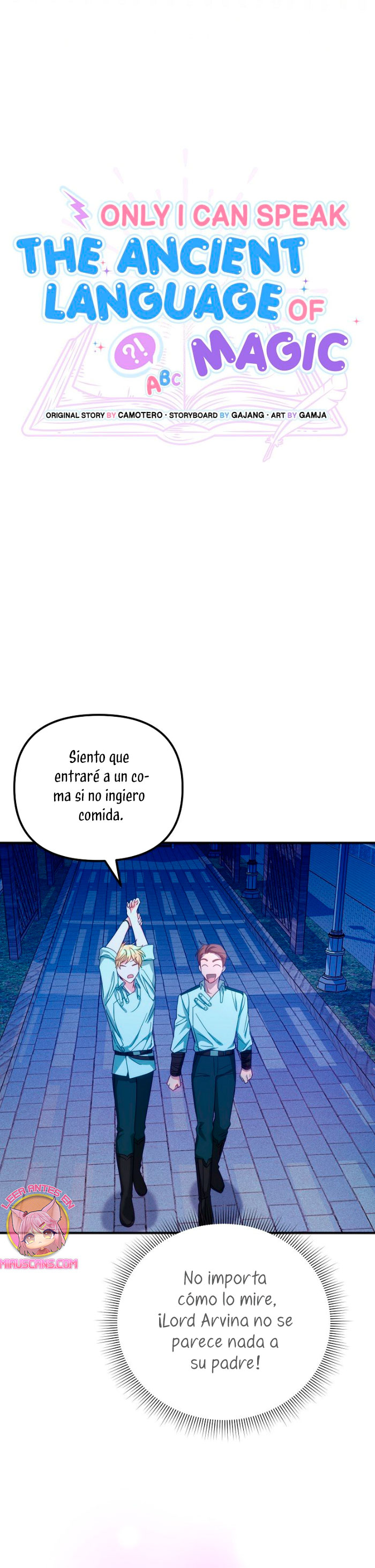 Sólo yo puedo hablar el antiguo lenguaje de la magia Capítulo 49 - Página 7